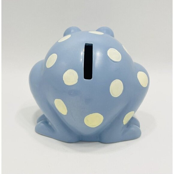 Frog Piggy Bank Toad Green Baby Nursery Original Stopper Frogs ‘n Fly’s 1999 - Picture 4 of 10